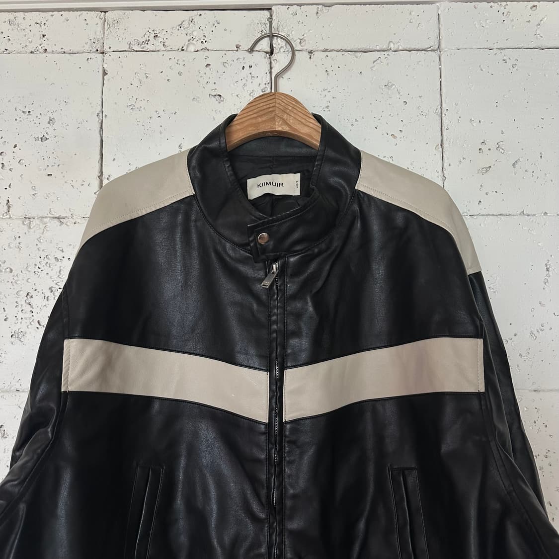 L 키뮤어 인조 가죽 자켓 상품이미지2