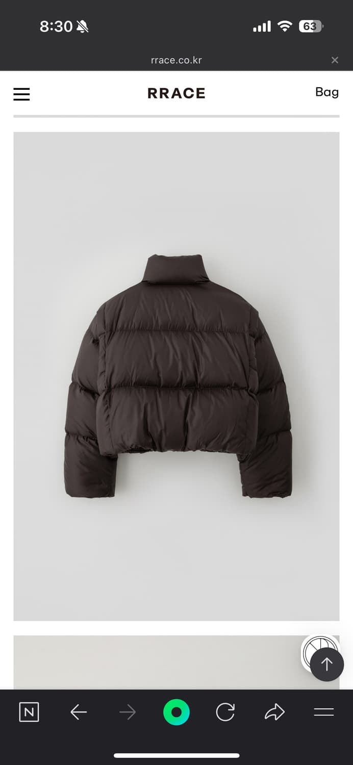 rrace puffer down jacket 패딩 상품이미지5
