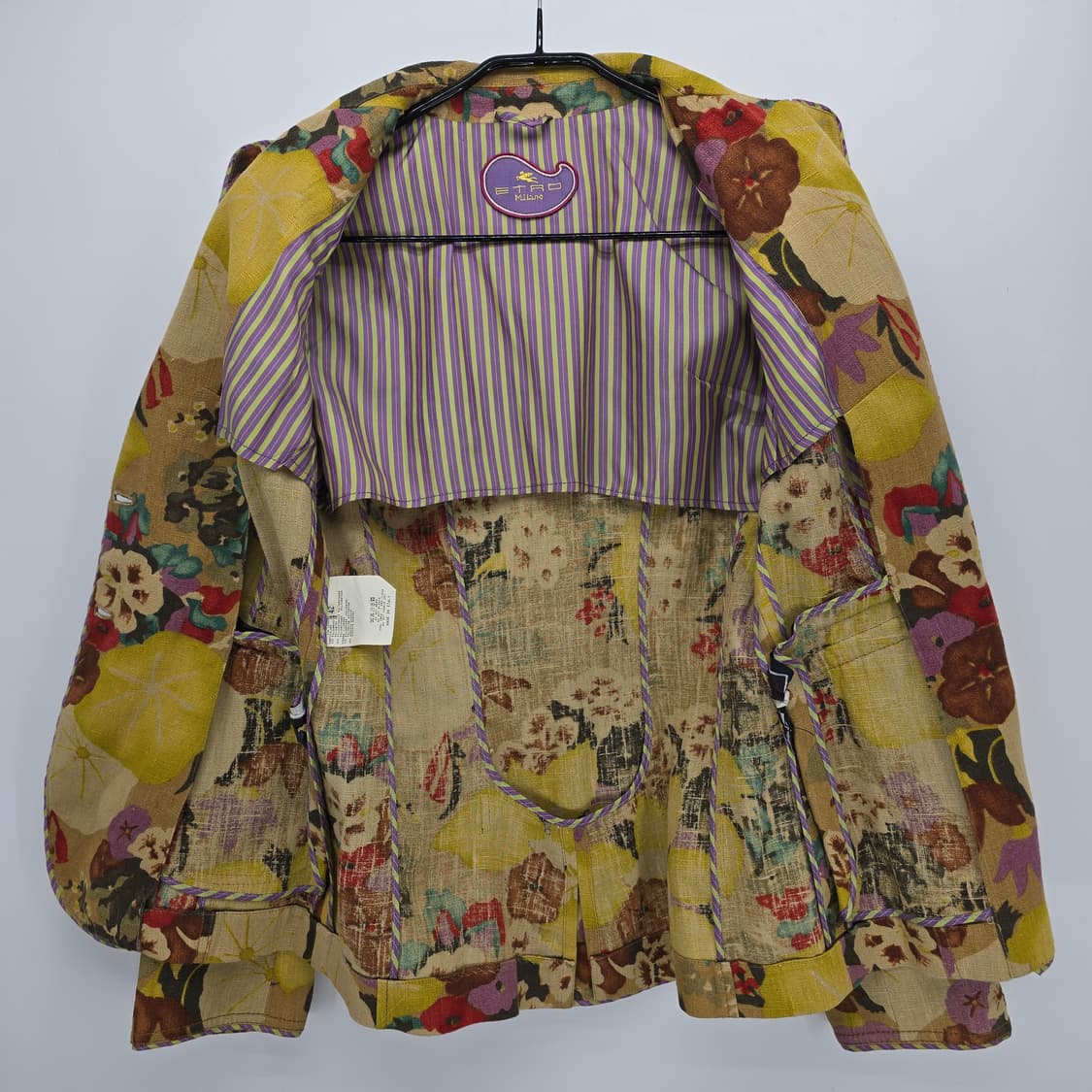 ETRO Milano 플로럴 린넨 자켓 (Made in Italy) 상품이미지7