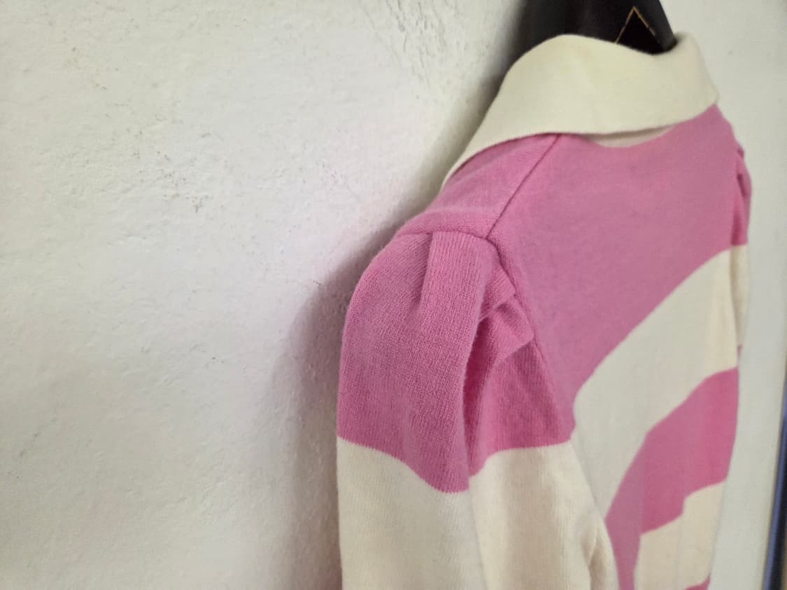 캘러웨이 핑크 스트라이프 카라 니트 85 상품이미지6