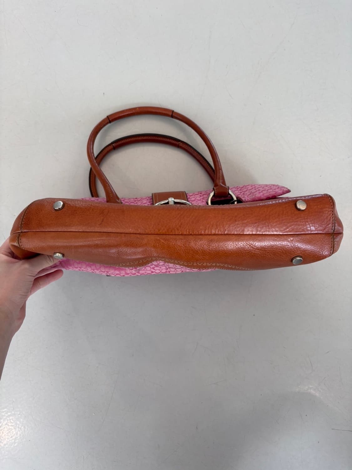Vintage Coach Leather Bag 상품이미지4