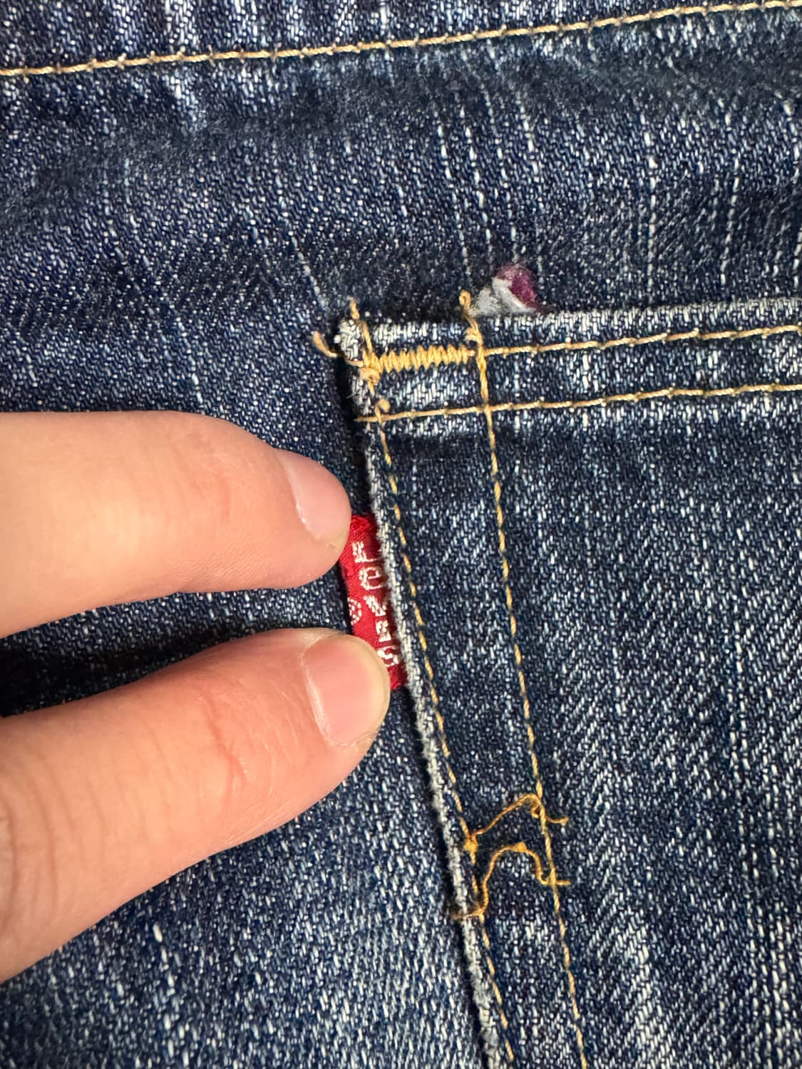 리바이스 510 재팬 워시드 데님팬츠  상품이미지8