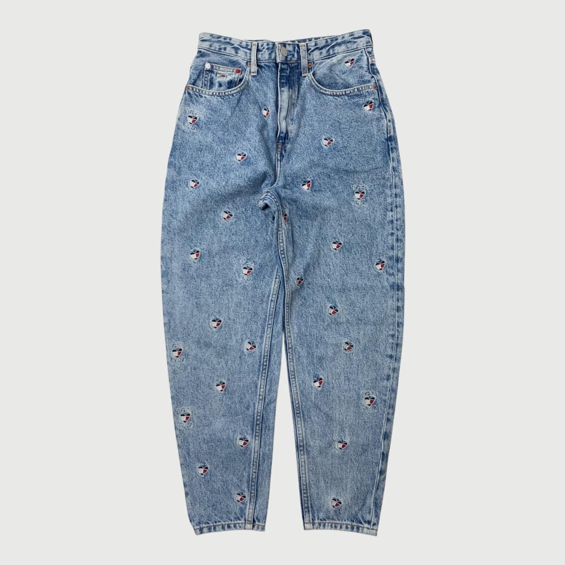 [26/정품] 타미 진스 하트자수 데님 팬츠 L2-0010 상품이미지1