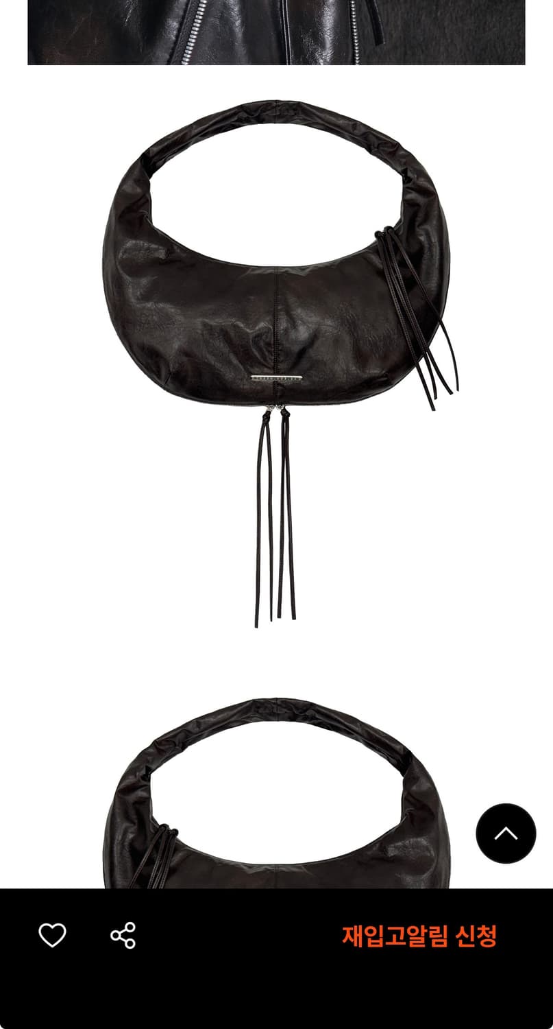 트리밍버드  Finishing  Hobo Bag BROWN 상품이미지3