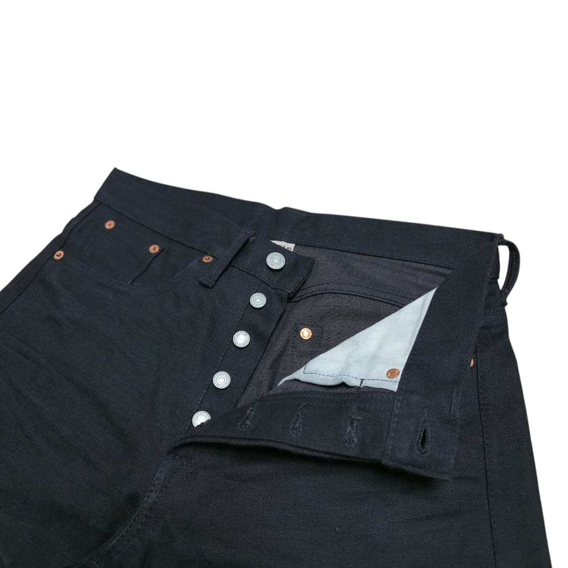 [29x30] RRL 더블알엘 빈티지 파이브포켓 데님 팬츠 블랙 온 블랙 상품이미지5