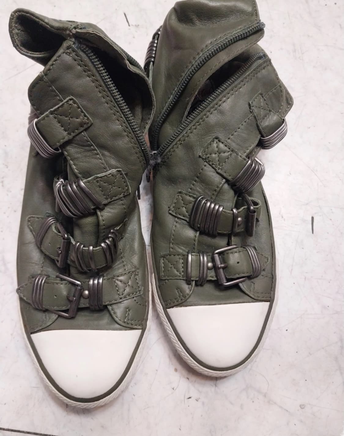 Ash 카키 하이탑 스니커즈 상품이미지1