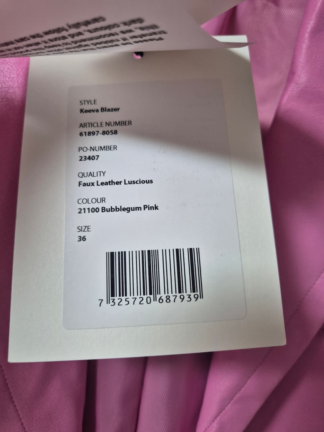 (새제품) 스탠드 스튜디오 더블 자켓 키바 블레이져 (98만) 상품이미지7