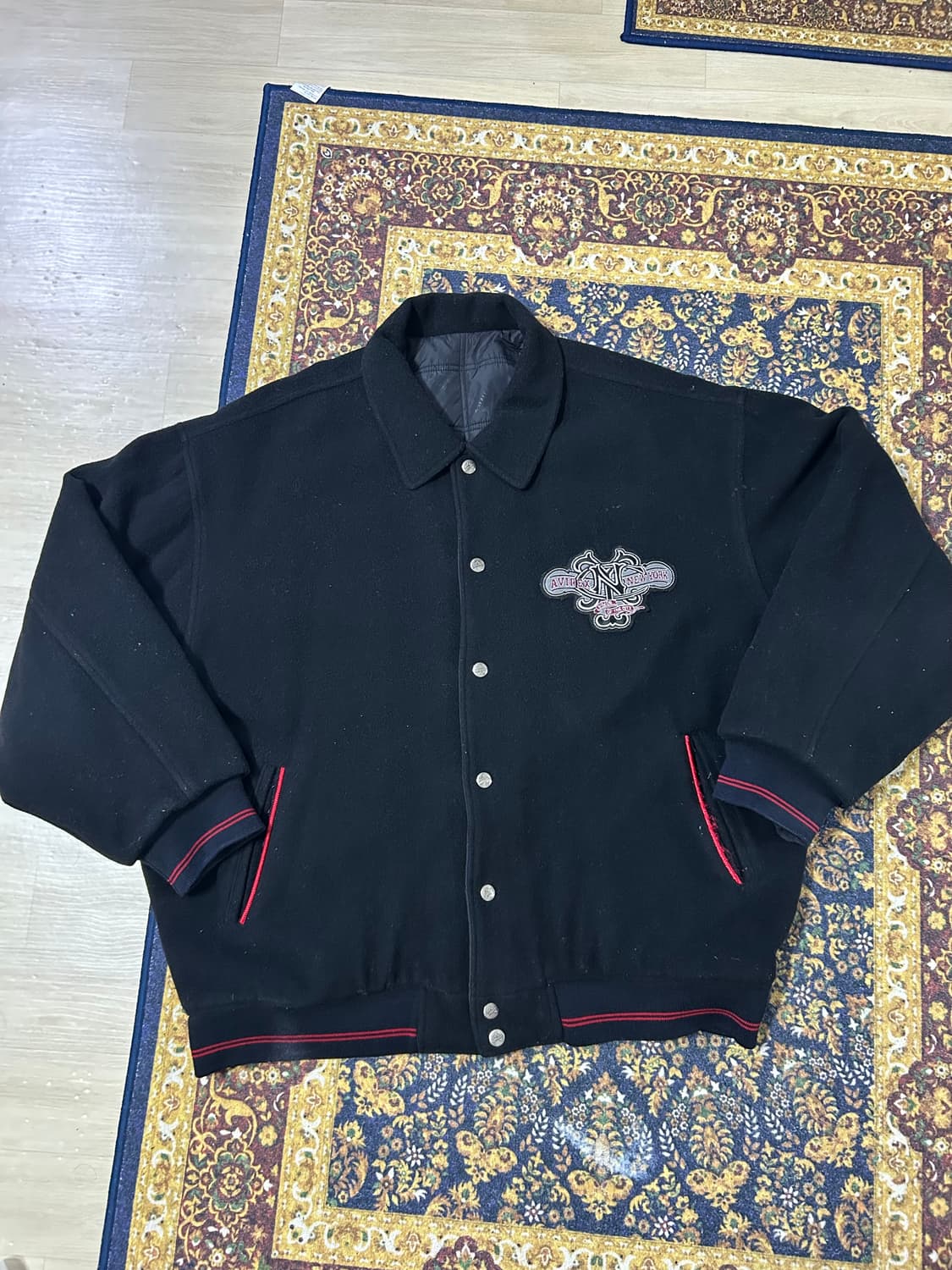 90s 빈티지 아비렉스 울 바시티  3xl 상품이미지1