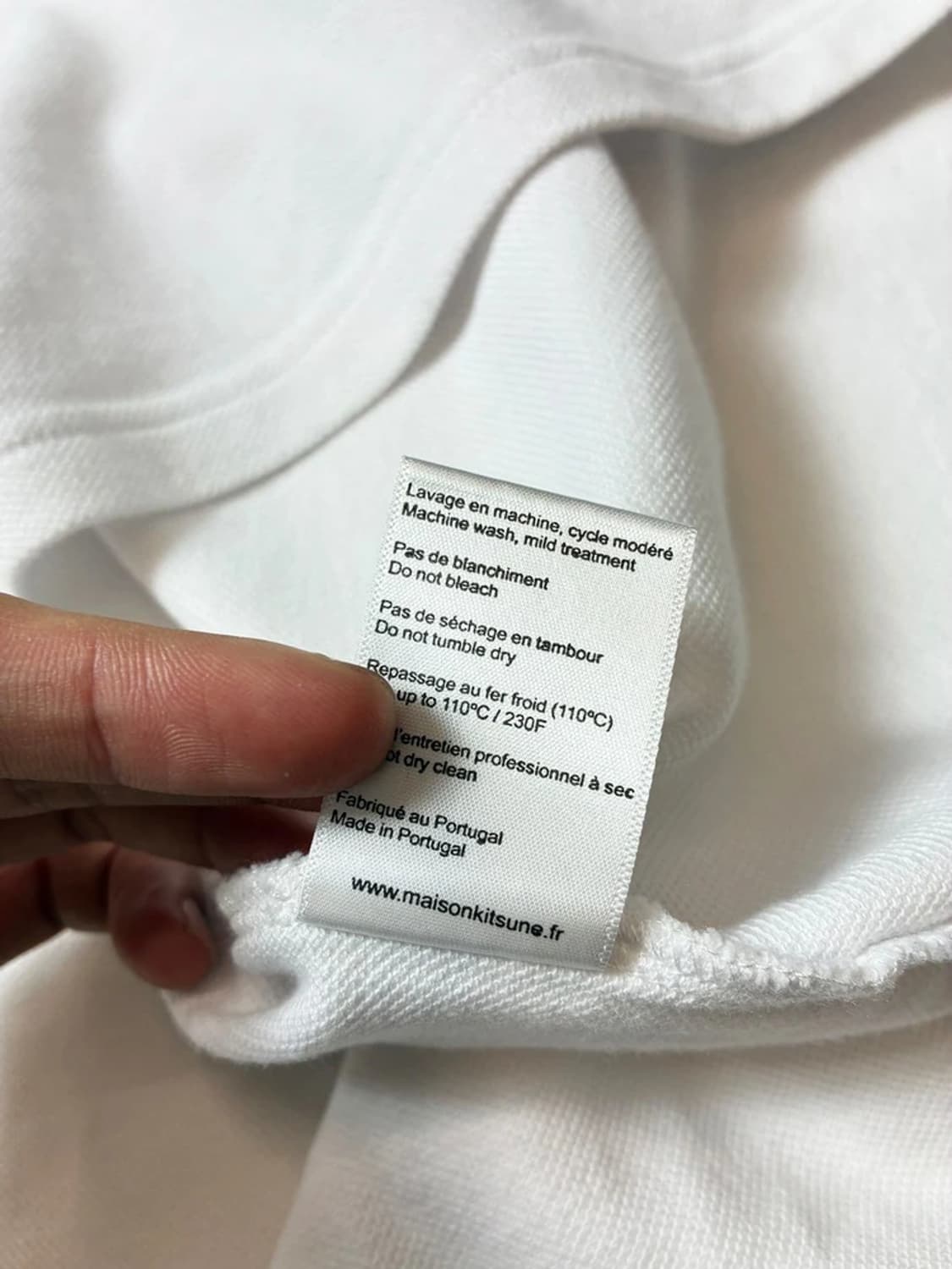 메종키츠네 폭스 패치 반팔 카라 티셔츠 PN9017 상품이미지9