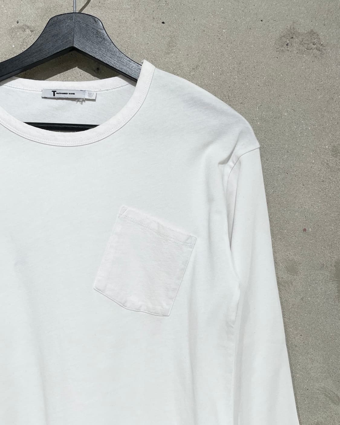알렉산더 왕 화이트 싱글 포켓 코튼 롱 슬리브 상품이미지3