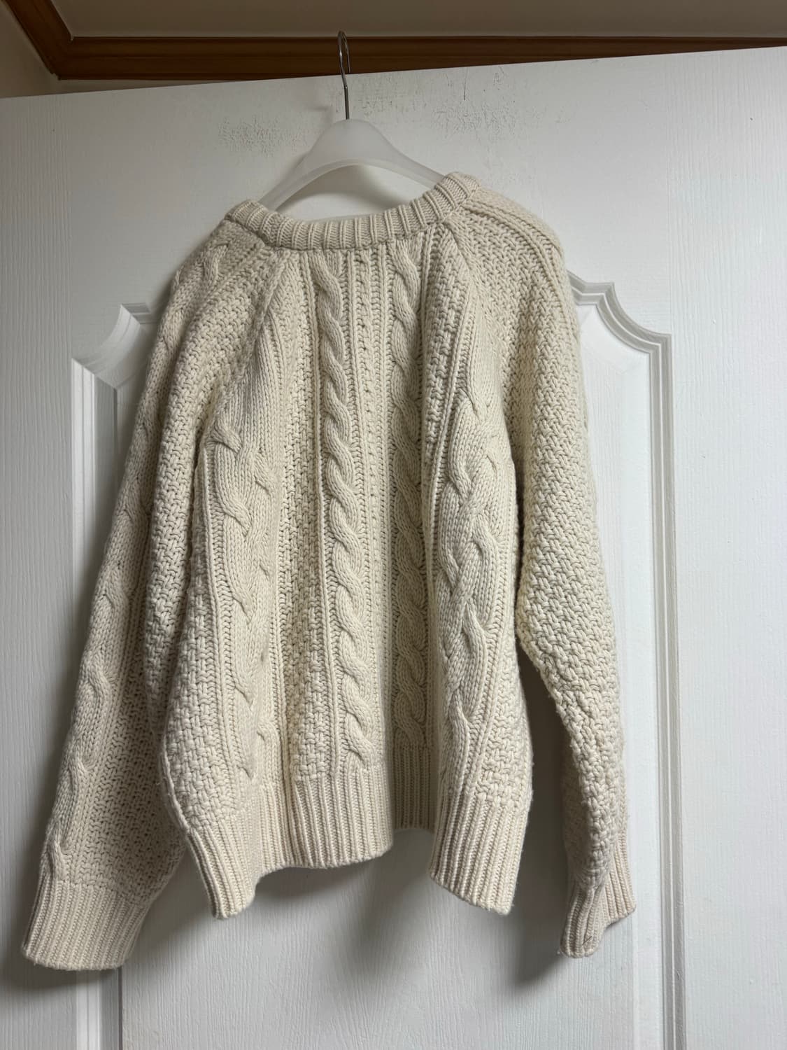 언에디트 소피아 케이블 니트 아이보리 상품이미지5