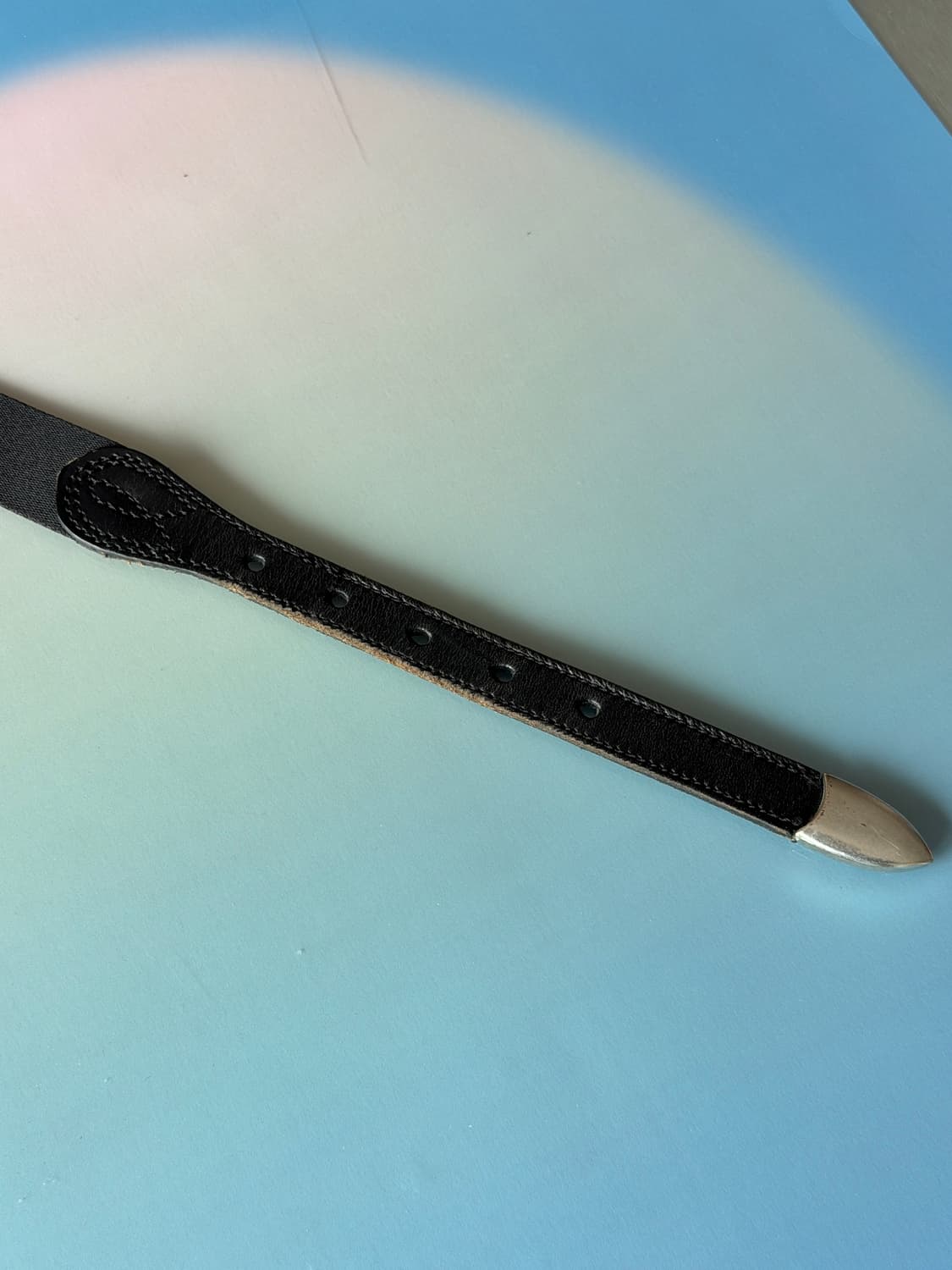 OUR LEGACY 아워레가시 블랙 스터드 레더 벨트 상품이미지4