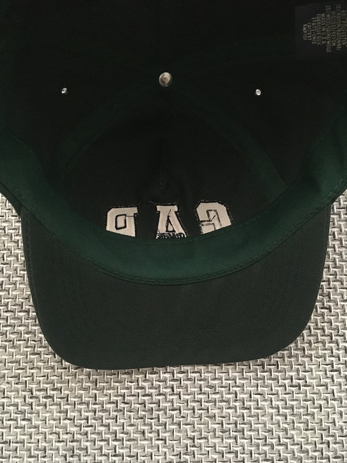 90s USA made spell-out wool blended caps 상품이미지4