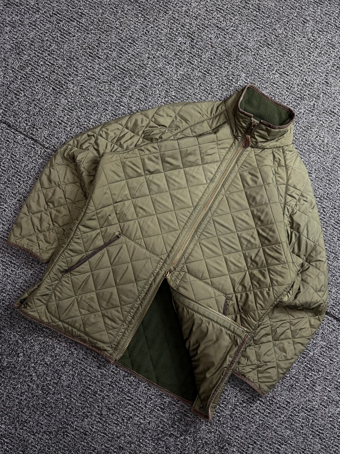 폴로 랄프로렌 아메카지 올리브 기모 퀼팅 자켓 2039 상품이미지1