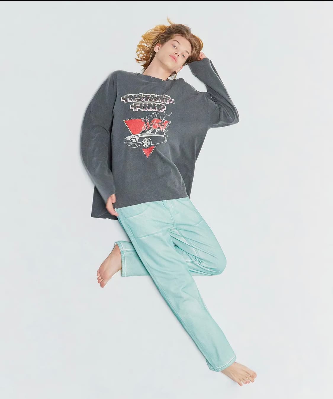 인스턴트펑크 레트로 그래픽 롱슬리브 상품이미지7