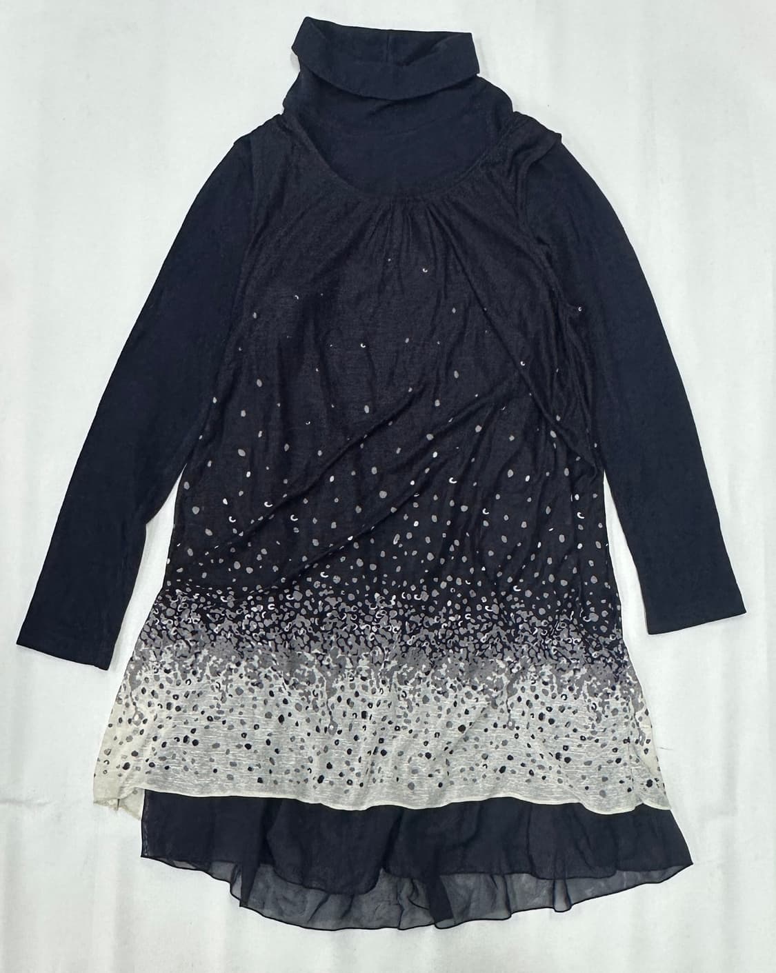 🫐하구미의 그라데이션 코디세트🫐가디건 레이어드 오리엔탈 사와코 그런지 상품이미지5