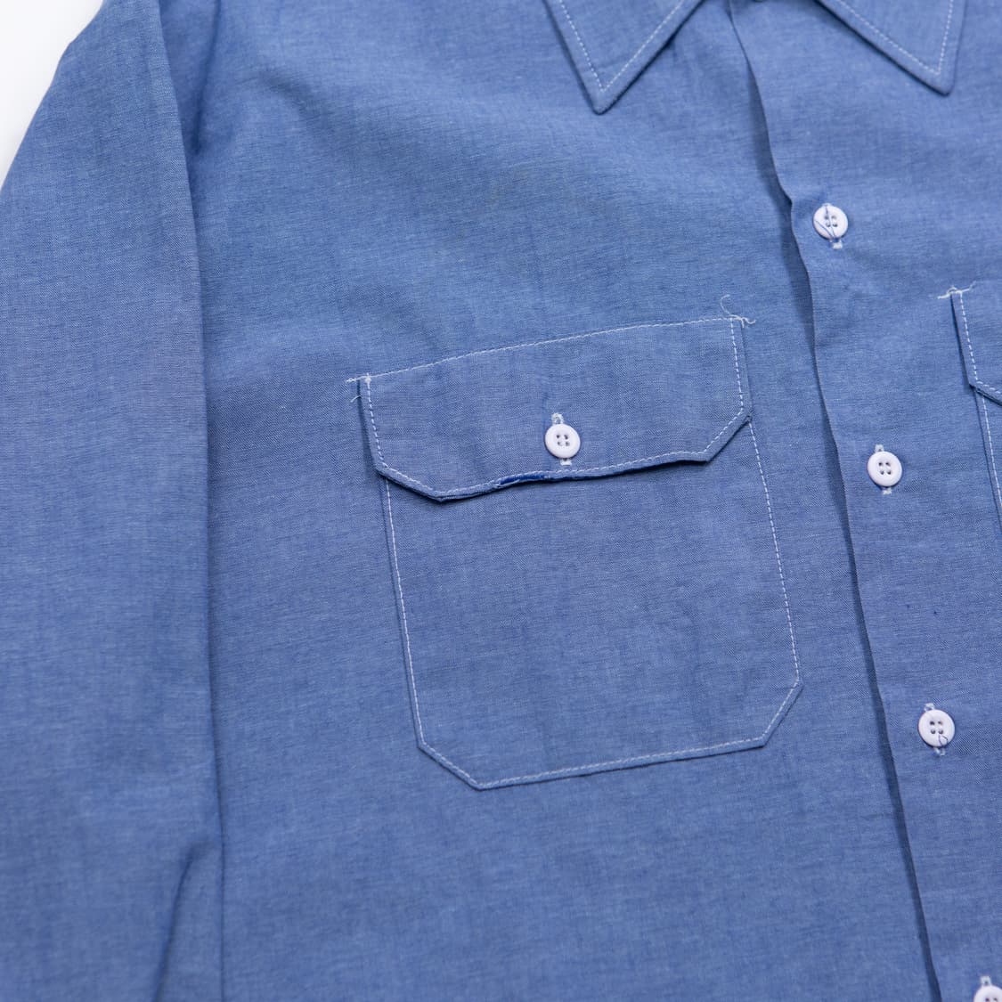 80s 디키즈 샴브레이 워크 셔츠 상품이미지2