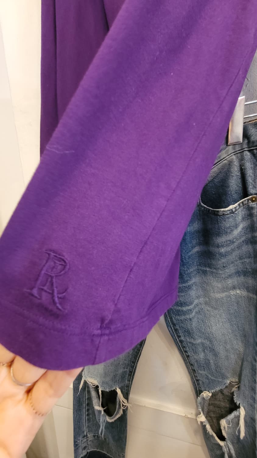 폴로랄프로렌 폴로진 퍼플후드티 상품이미지5