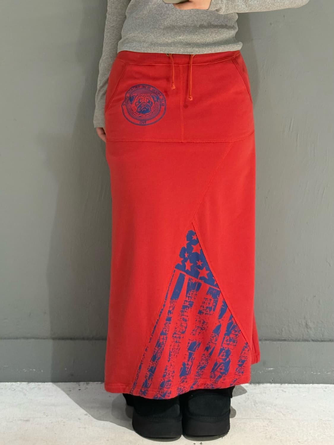dog marking printing long skirt 상품이미지1