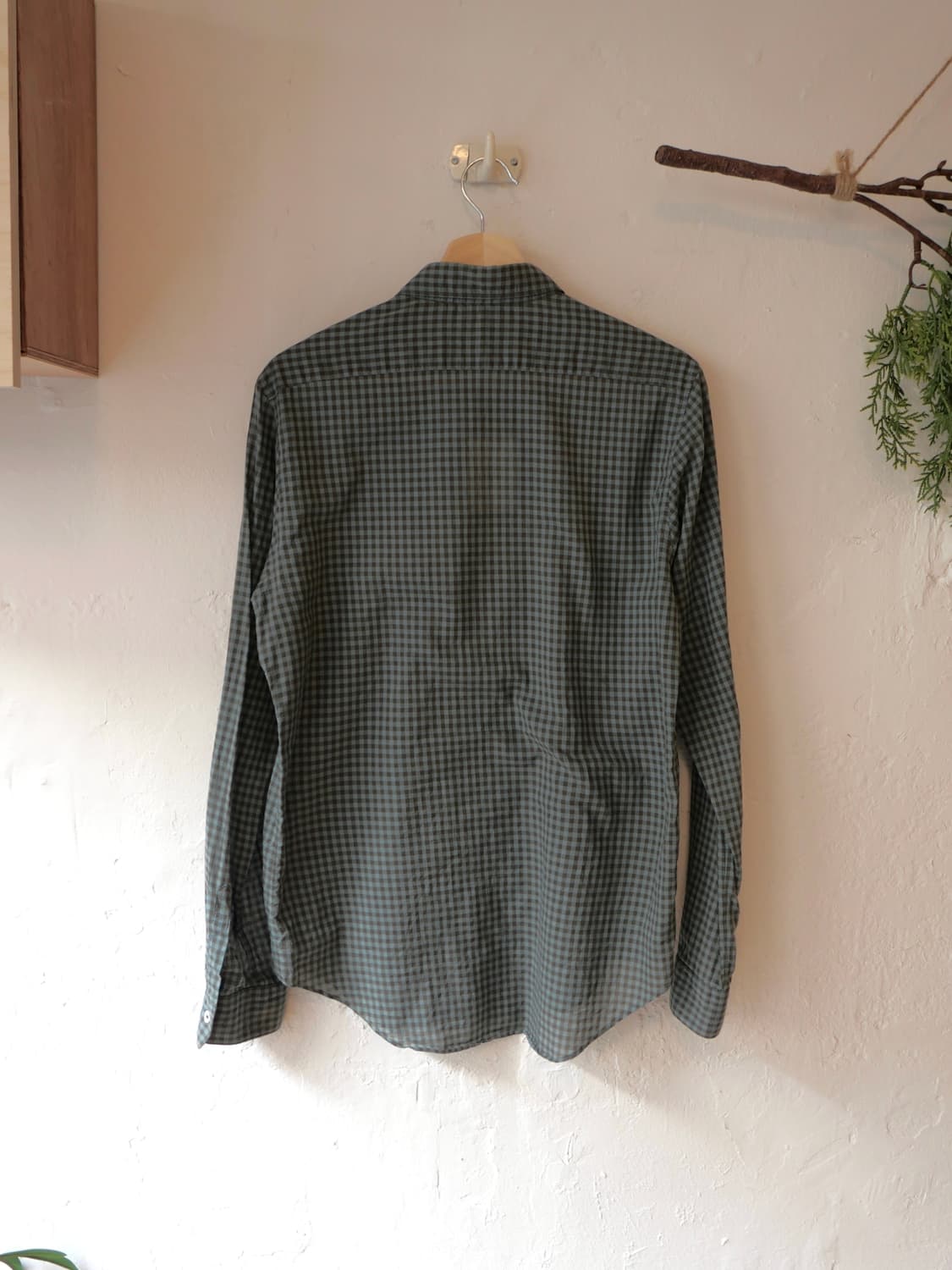 엔할리우드 체크 셔츠 상품이미지4