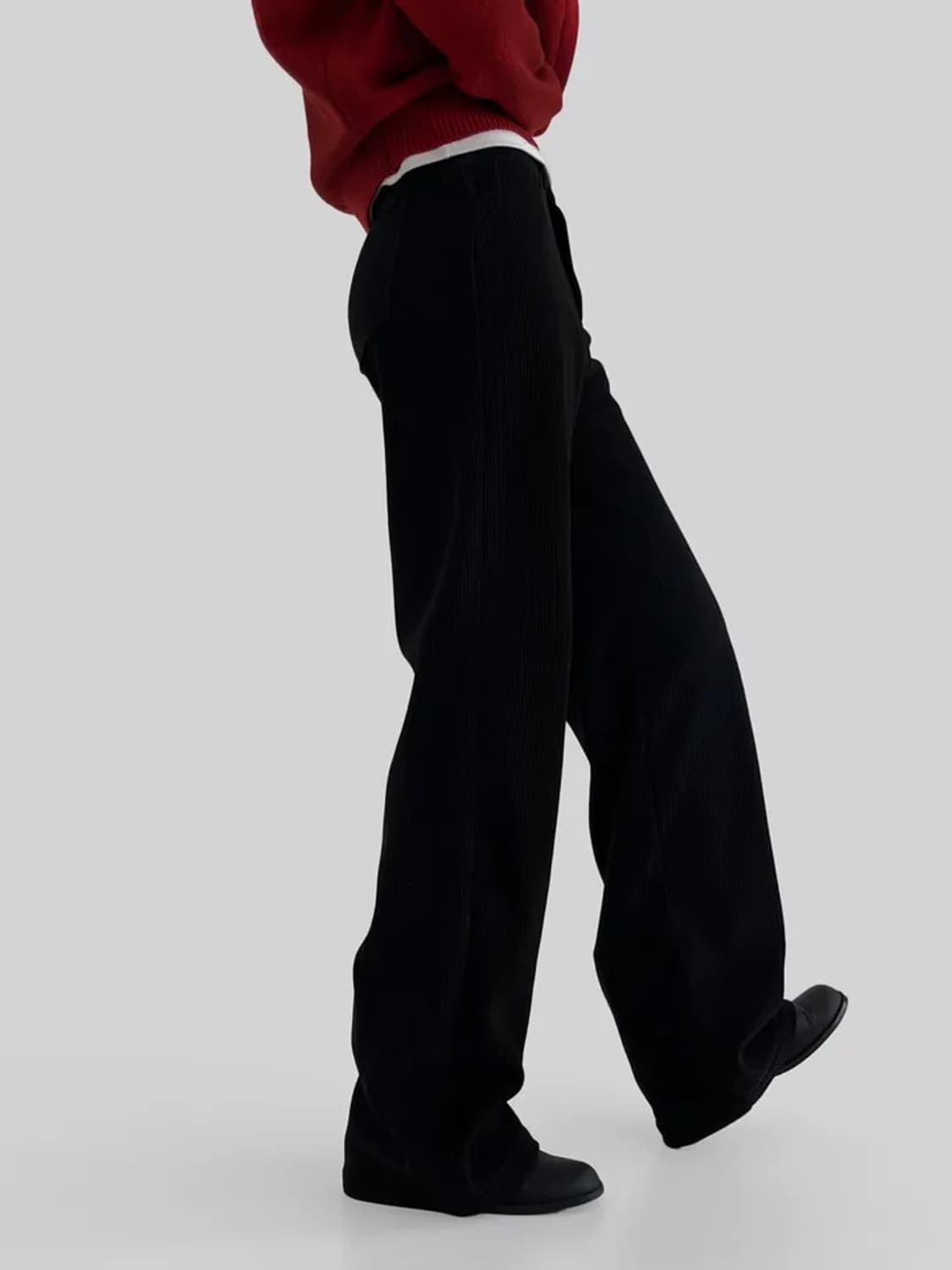 어텀 융기모골덴팬츠 블랙 상품이미지4