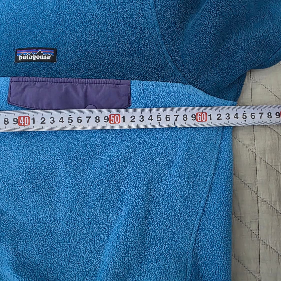 [XL] 빈티지 파타고니아 신칠라 플리스 후드 스냅 풀오버 스카이 블루 상품이미지8