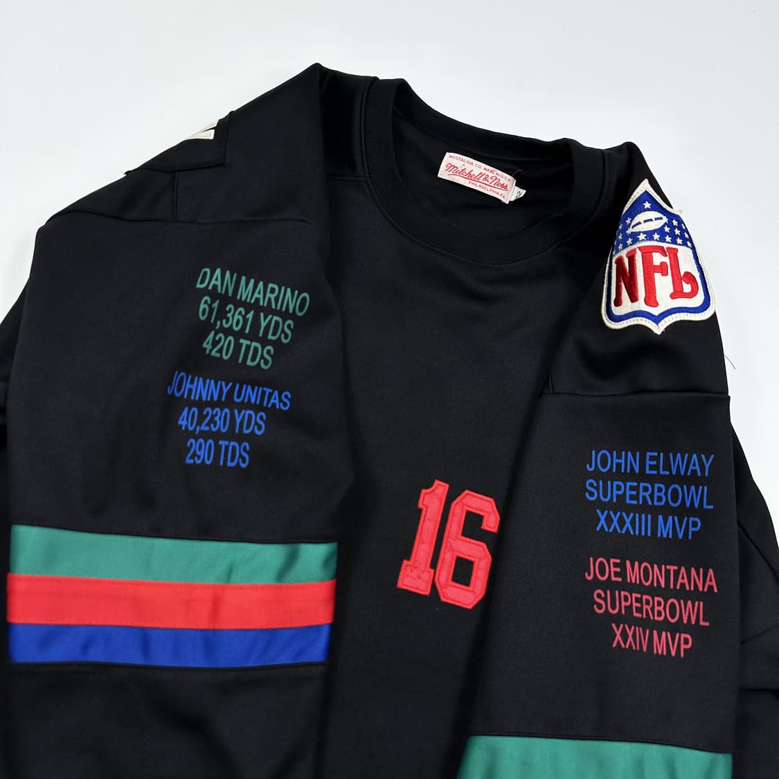 (기장수선) 미첼앤네스 NFL 크롭 긴팔 럭비져지 2XL 상품이미지4