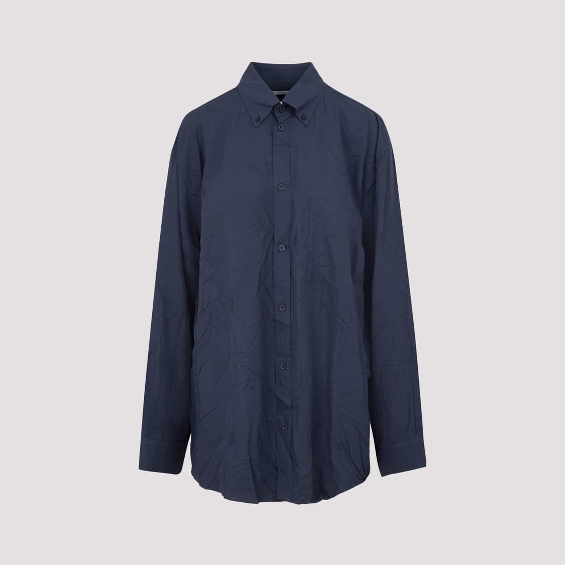 발렌시아가 / 올오버 링클 이펙트 라이오셀 라지핏 셔츠 / 36 상품이미지1