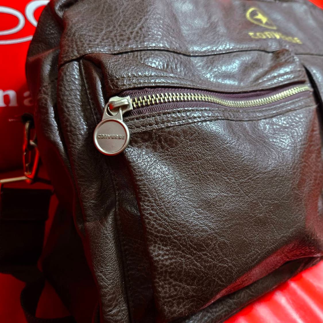 컨버스(Converse) 00's 올드스쿨 브라운 토트 크로스백 상품이미지5