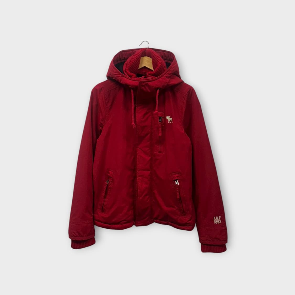 아베크롬비 Abercrombie 도톰 바람막이 점퍼 M 상품이미지1