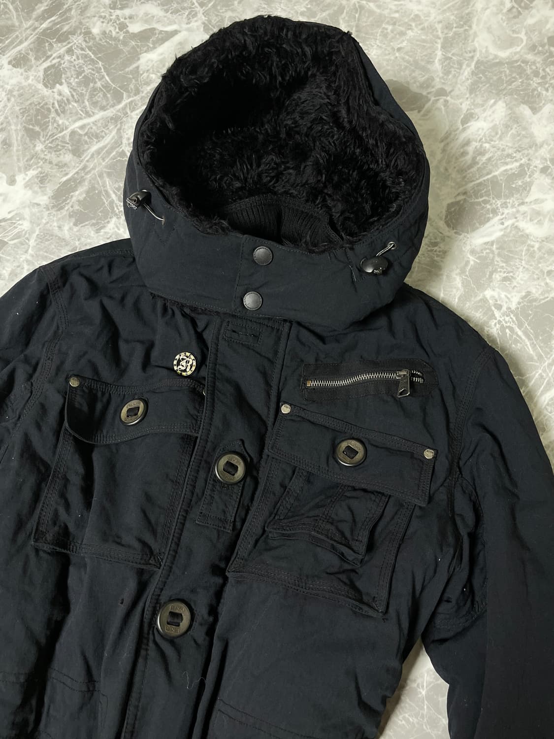 hoody fur padding jacket 상품이미지3