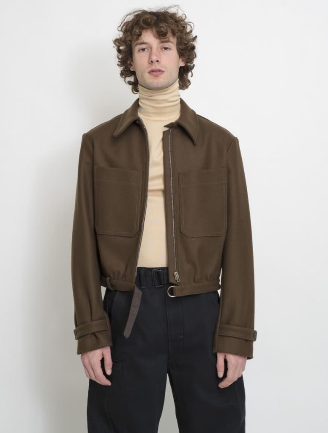 44 르메르 울 블루종 국내판 브라운 상품이미지1