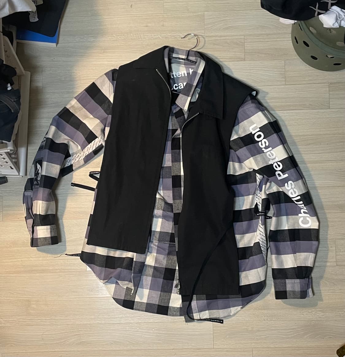 솔로이스트 커트코베인 셔츠 리버시블 상품이미지2