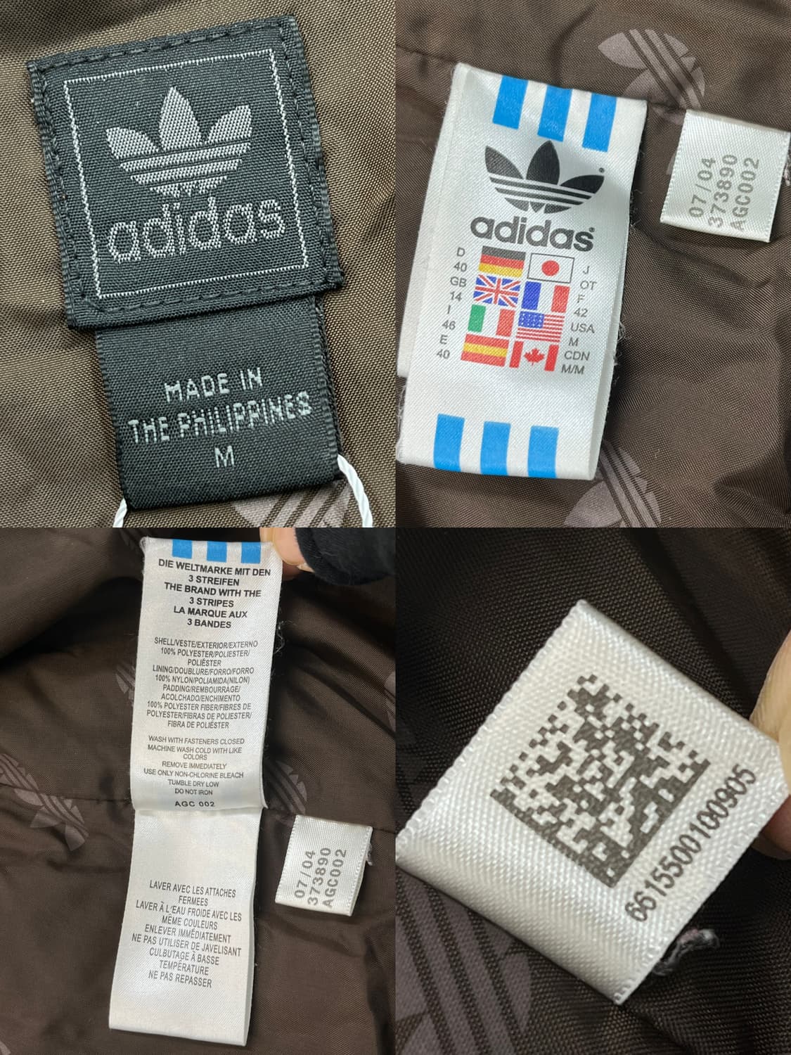 아디다스 Y2K 트레포일 퀼티드 후드 자켓 상품이미지6