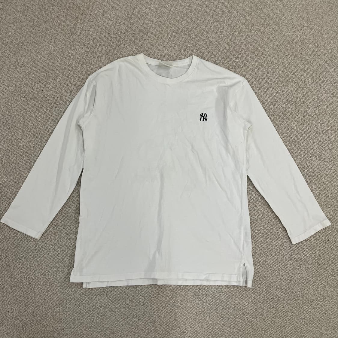 [M] MLB 베이직 스몰로고 긴팔 티셔츠 0114M1 상품이미지1