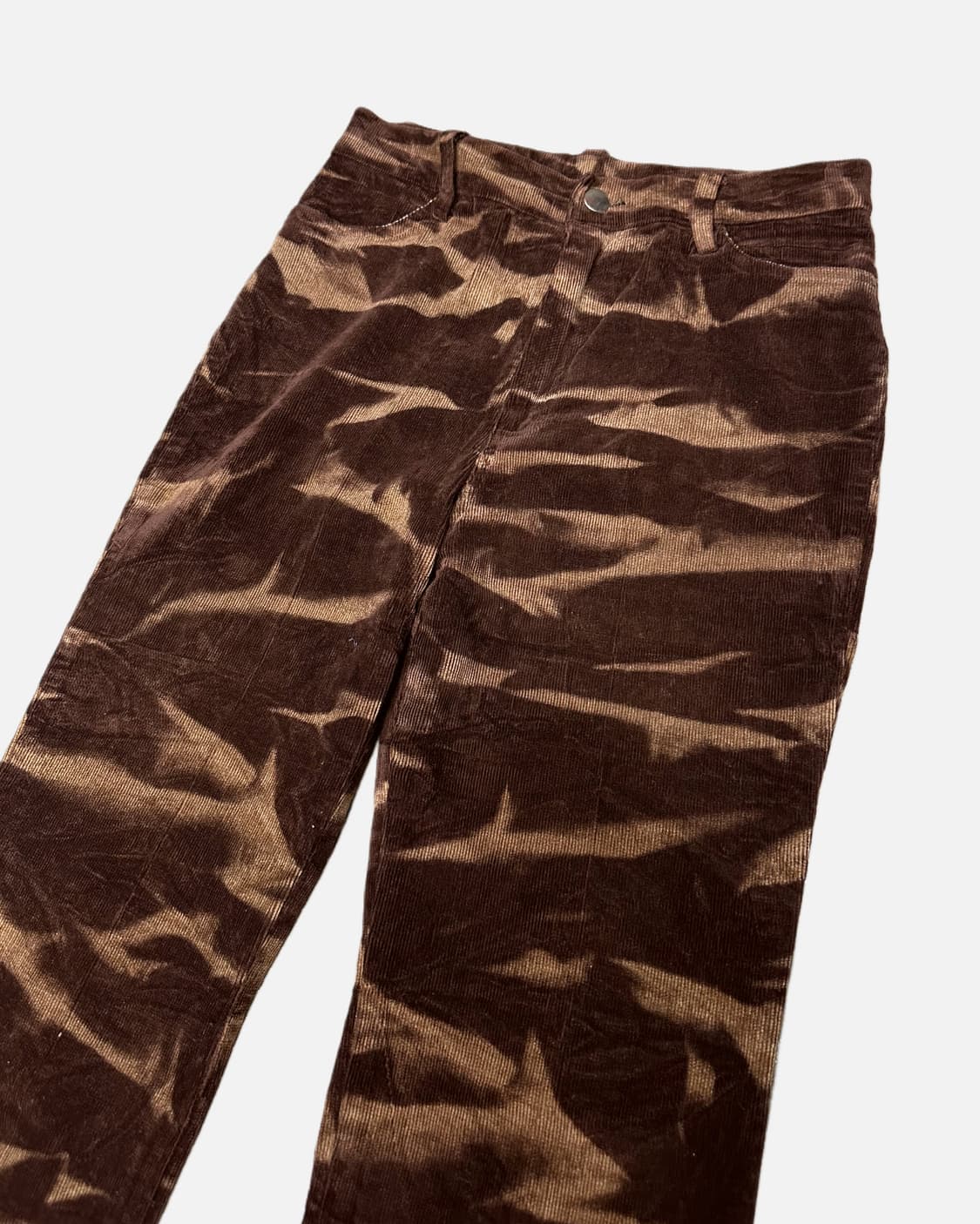 brown corduroy wrinkle dye pants 상품이미지3