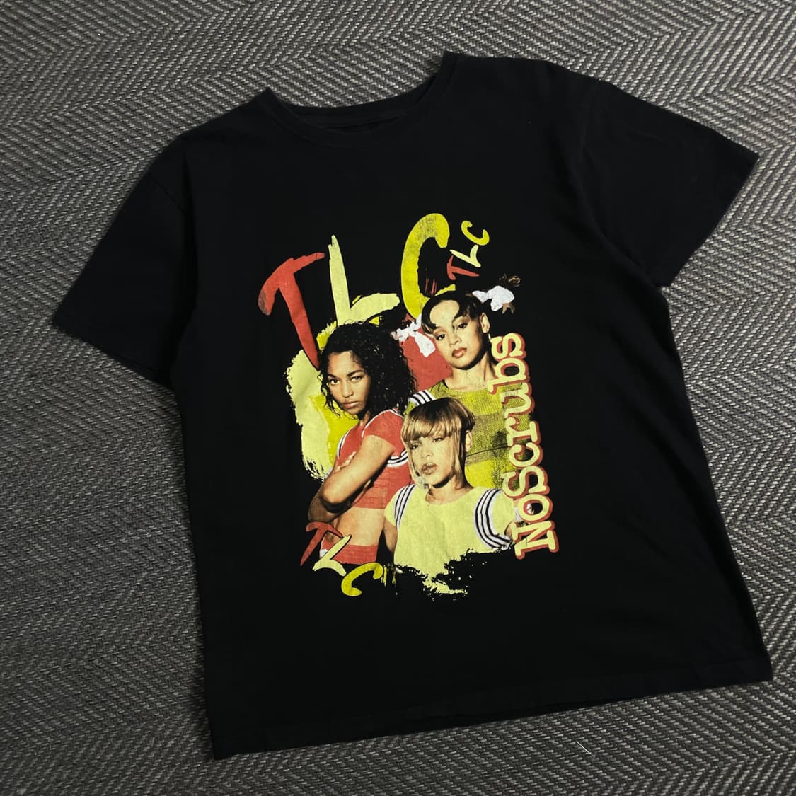 USA 빈티지 TLC 힙합 프린팅 반팔 티셔츠y 3906 상품이미지1