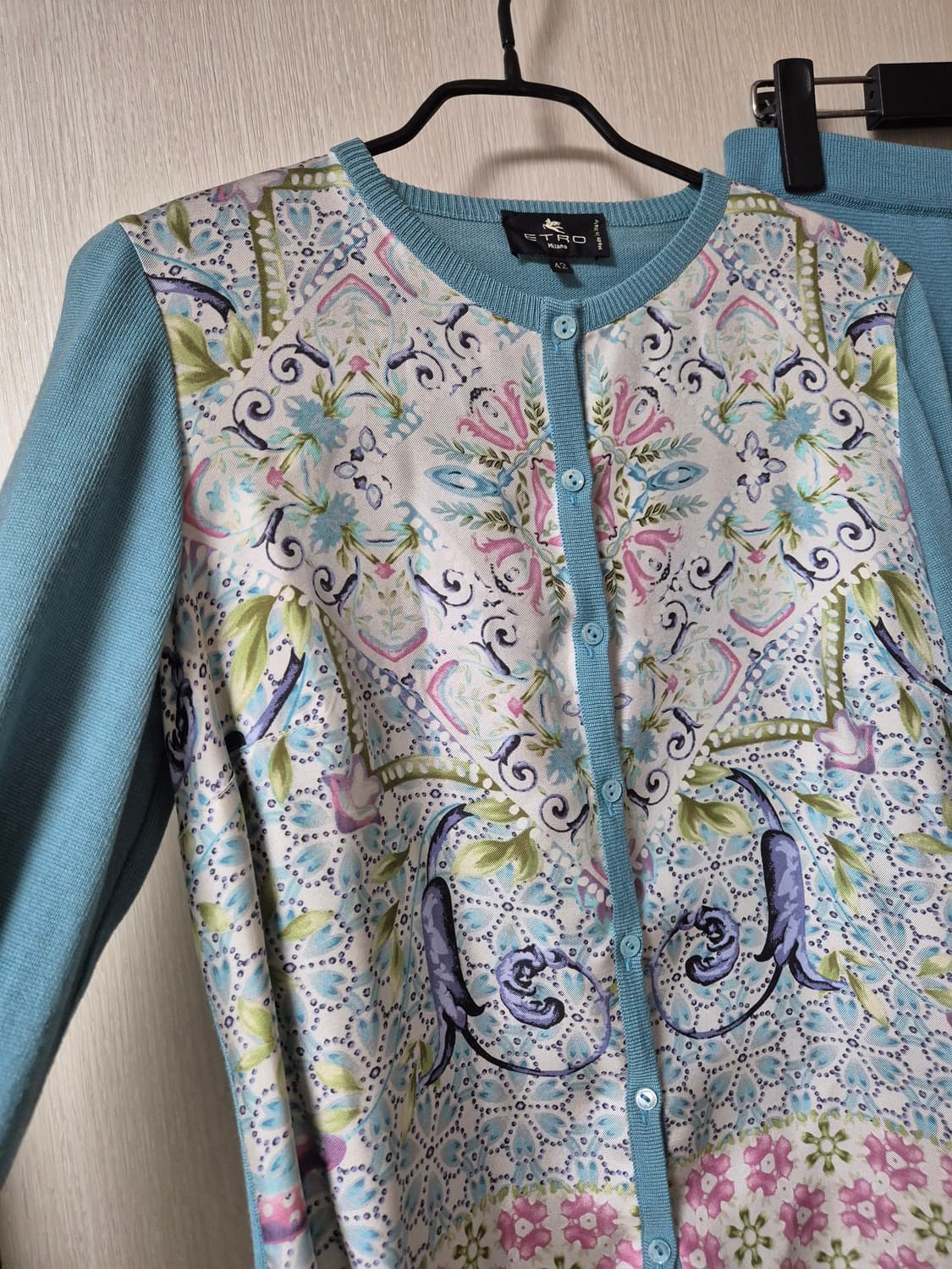 (정품) 에뜨로 실크 니트가디건 세트 셋업 투피스 66 상품이미지4