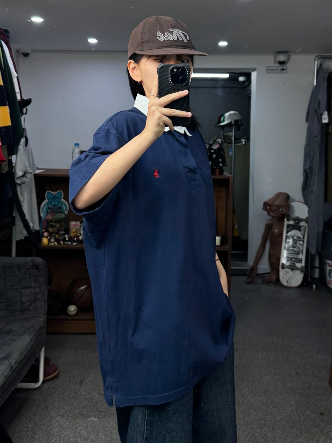폴로 랄프로렌 네이비 반팔 럭비티 상품이미지9
