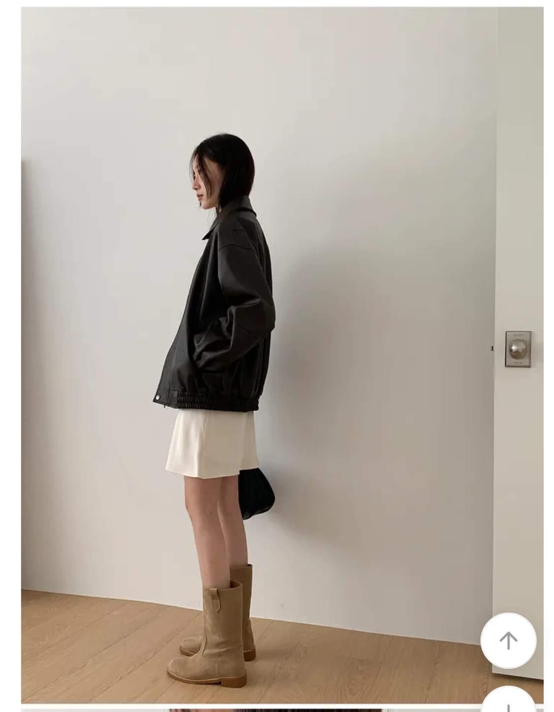 에이블리 에드모어 새틴 미니 스커트 상품이미지2