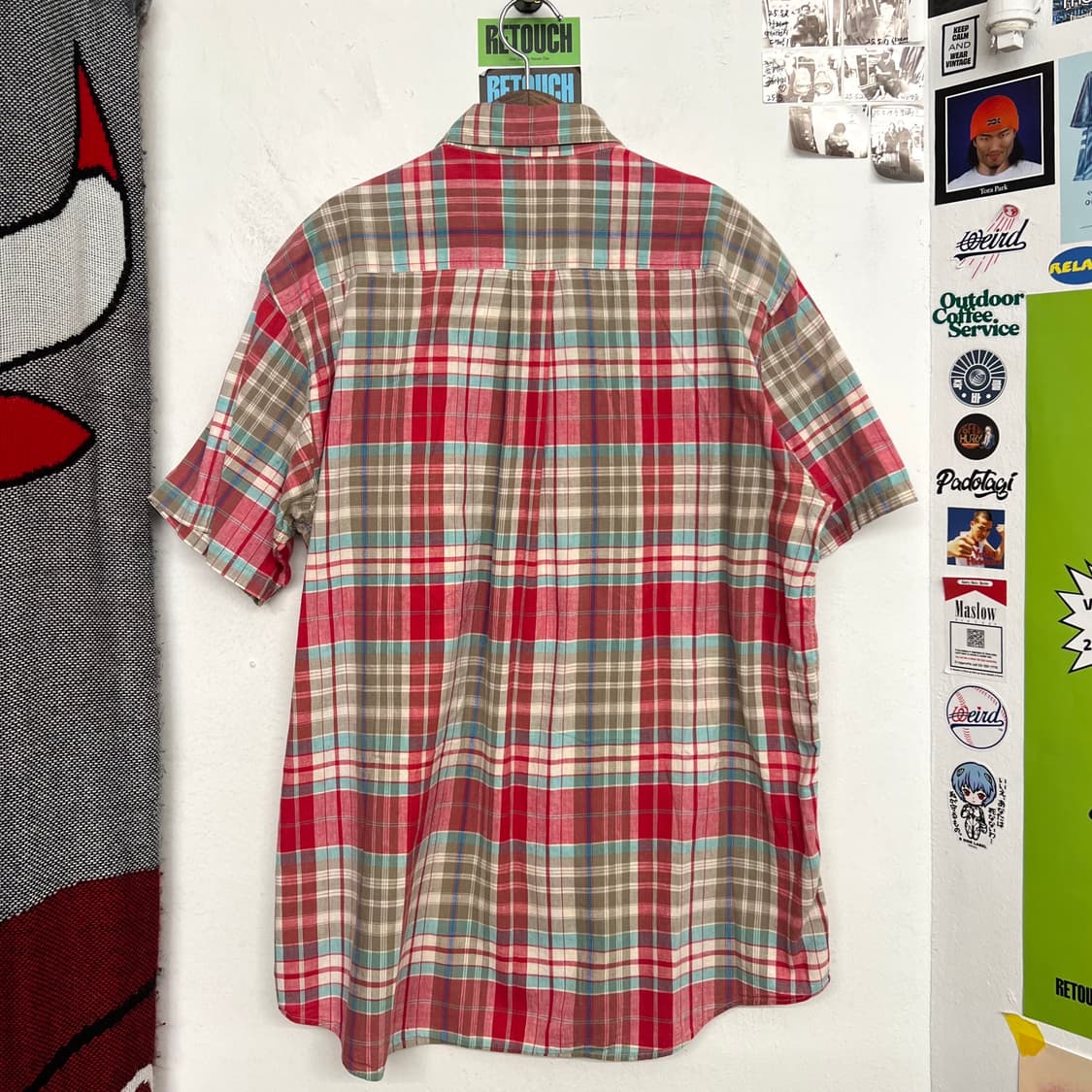 00‘s 폴로 챕스 마드라스 체크 반팔셔츠 상품이미지6