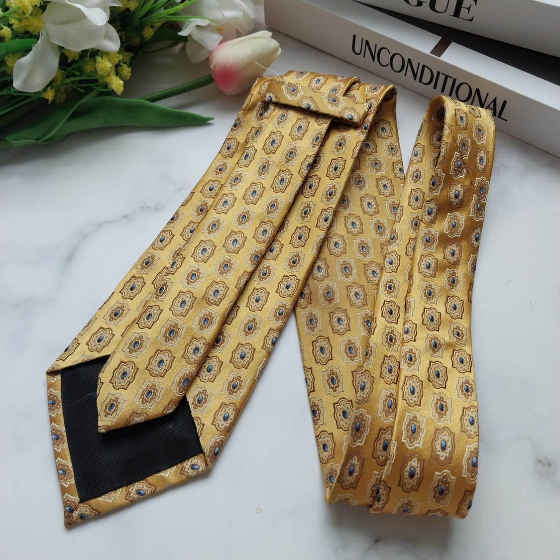 에르메네질도 제냐 실크 넥타이 9cm A등급 K732
 상품이미지5