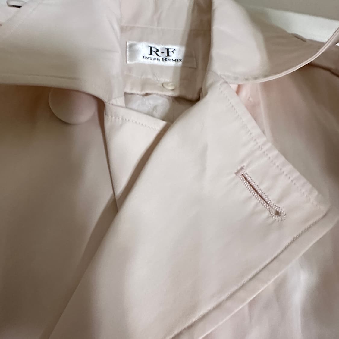 RF 히메갸루 뽀용핑크 트렌치코트 상품이미지4