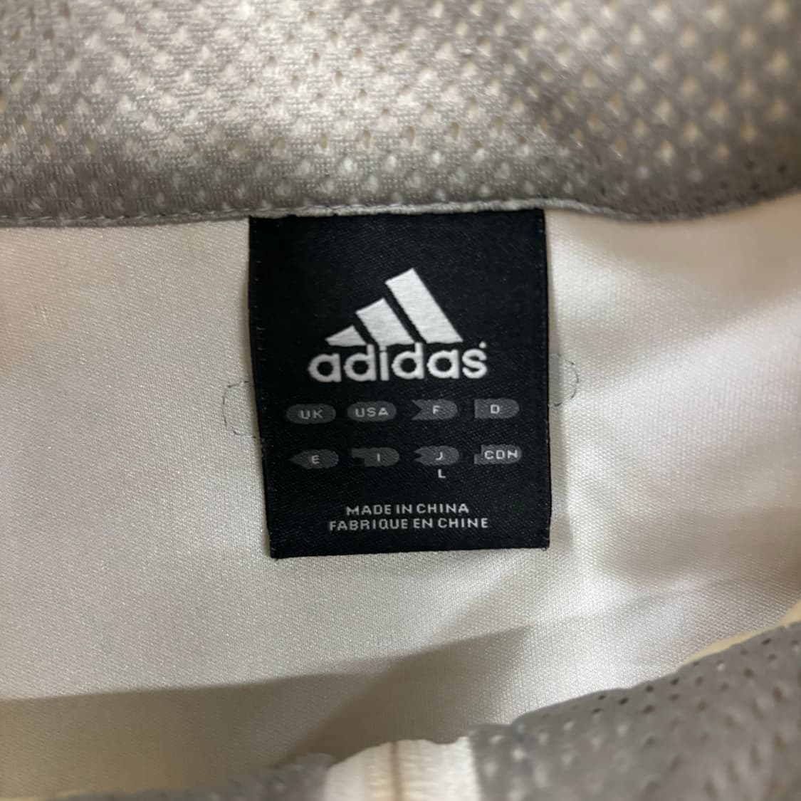 아디다스 베이지 유광 트랙탑 자켓 져지 상품이미지5