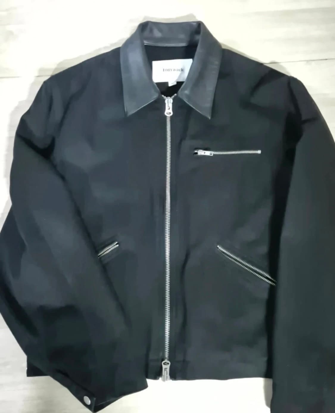 [토니웩/23SS] 워시드 레더 카라 워크자켓 / M 상품이미지2