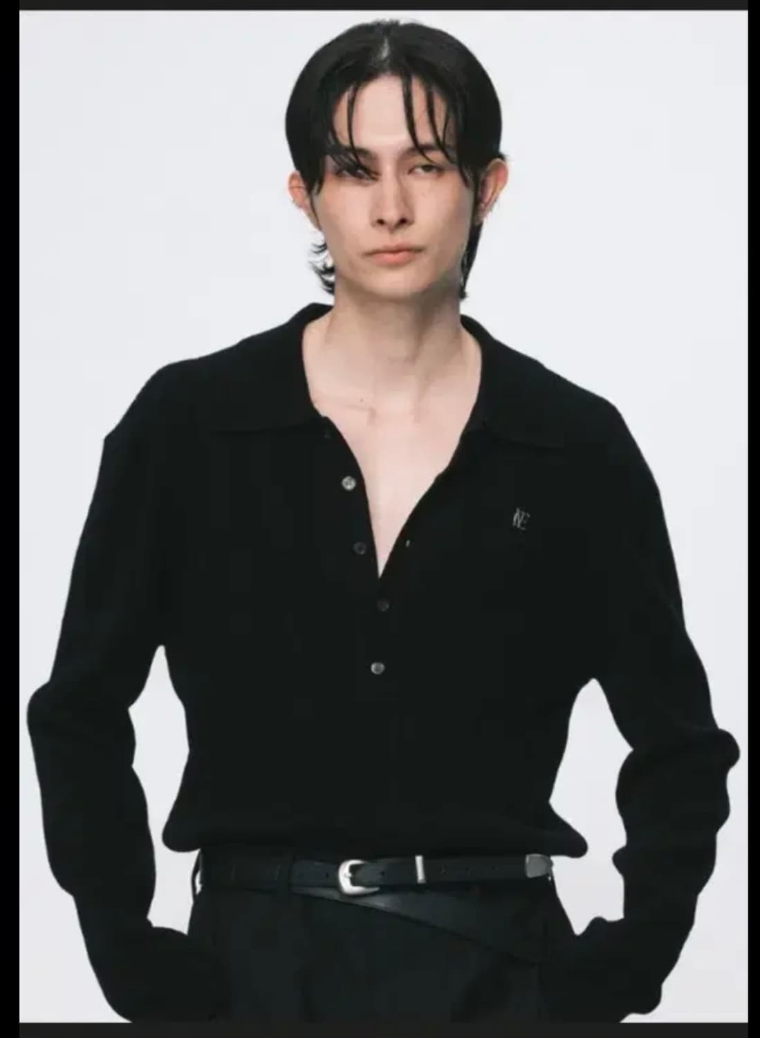 노이스 메리노 니트 폴로셔츠 M 상품이미지1