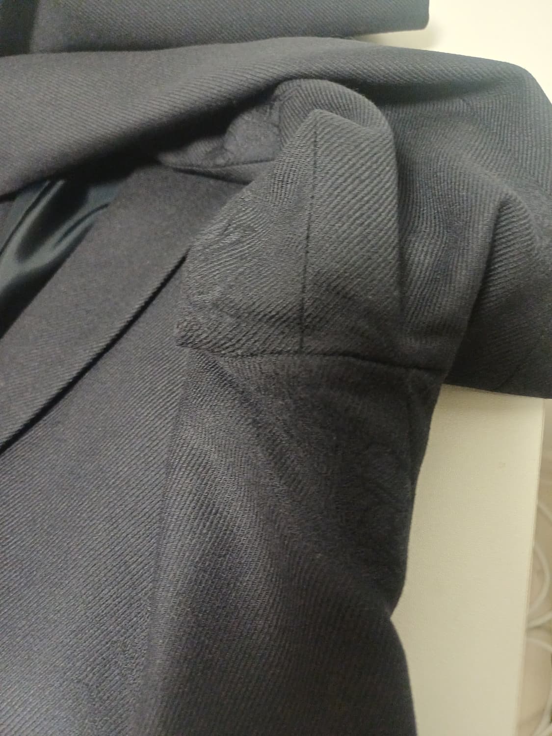 버버리(Burberrys) 기사 자카드 네이비 금장 블레이저 상품이미지9