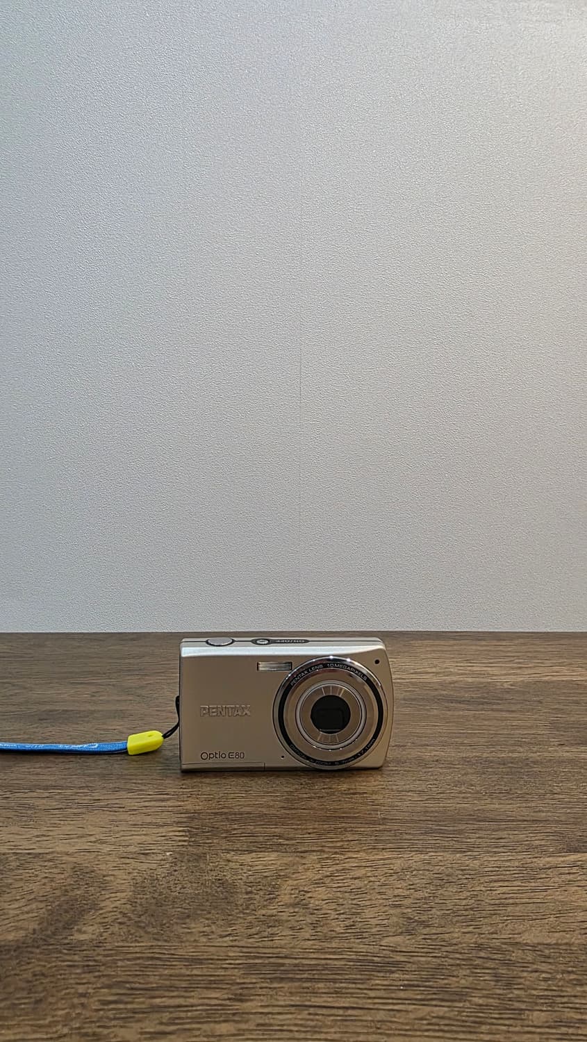 풀박스) Pentax optio e80 빈티지 카메라 작례 O 상품이미지2