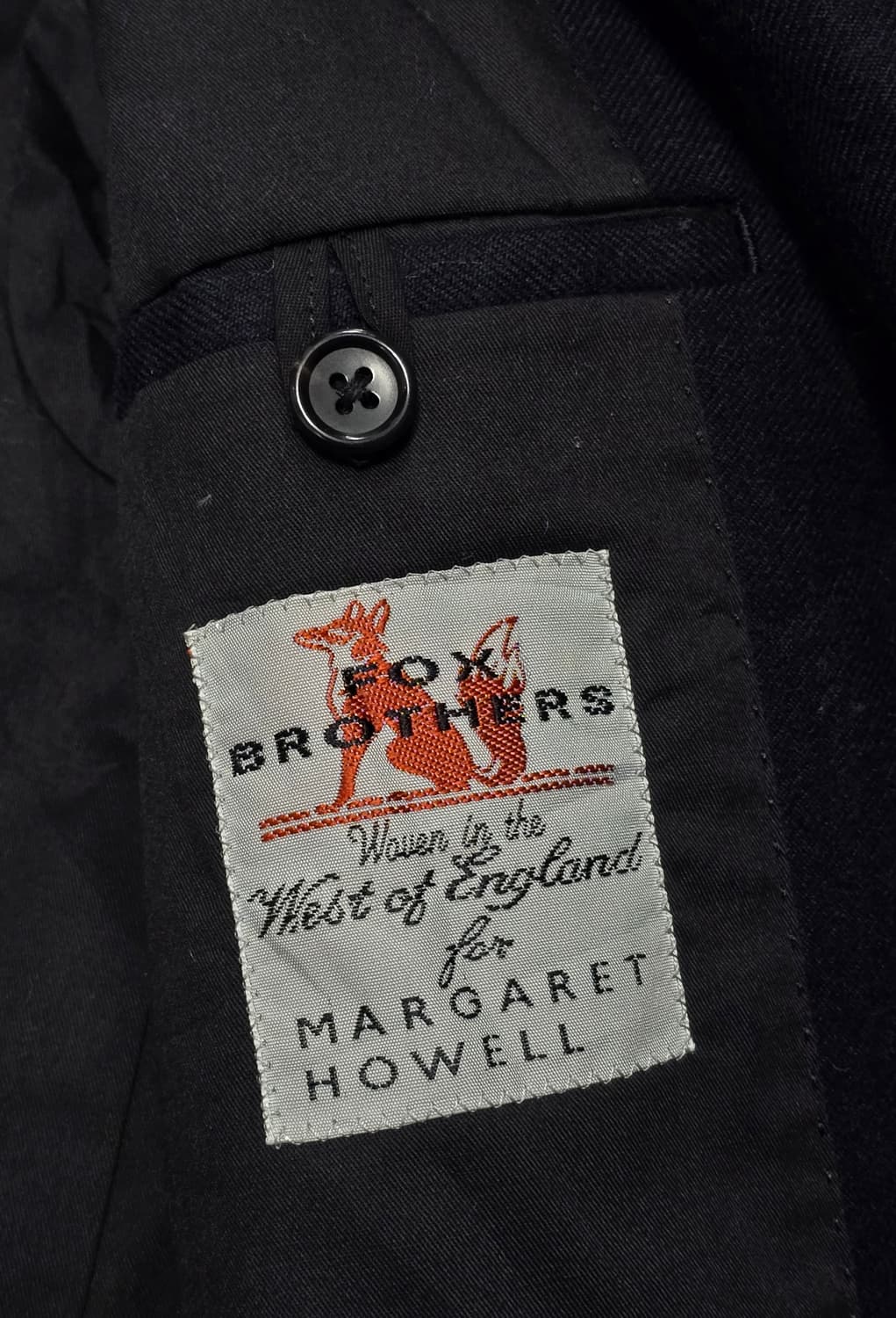 마가렛호웰 X 폭스브라더스 울 코트 네이비 2 상품이미지7