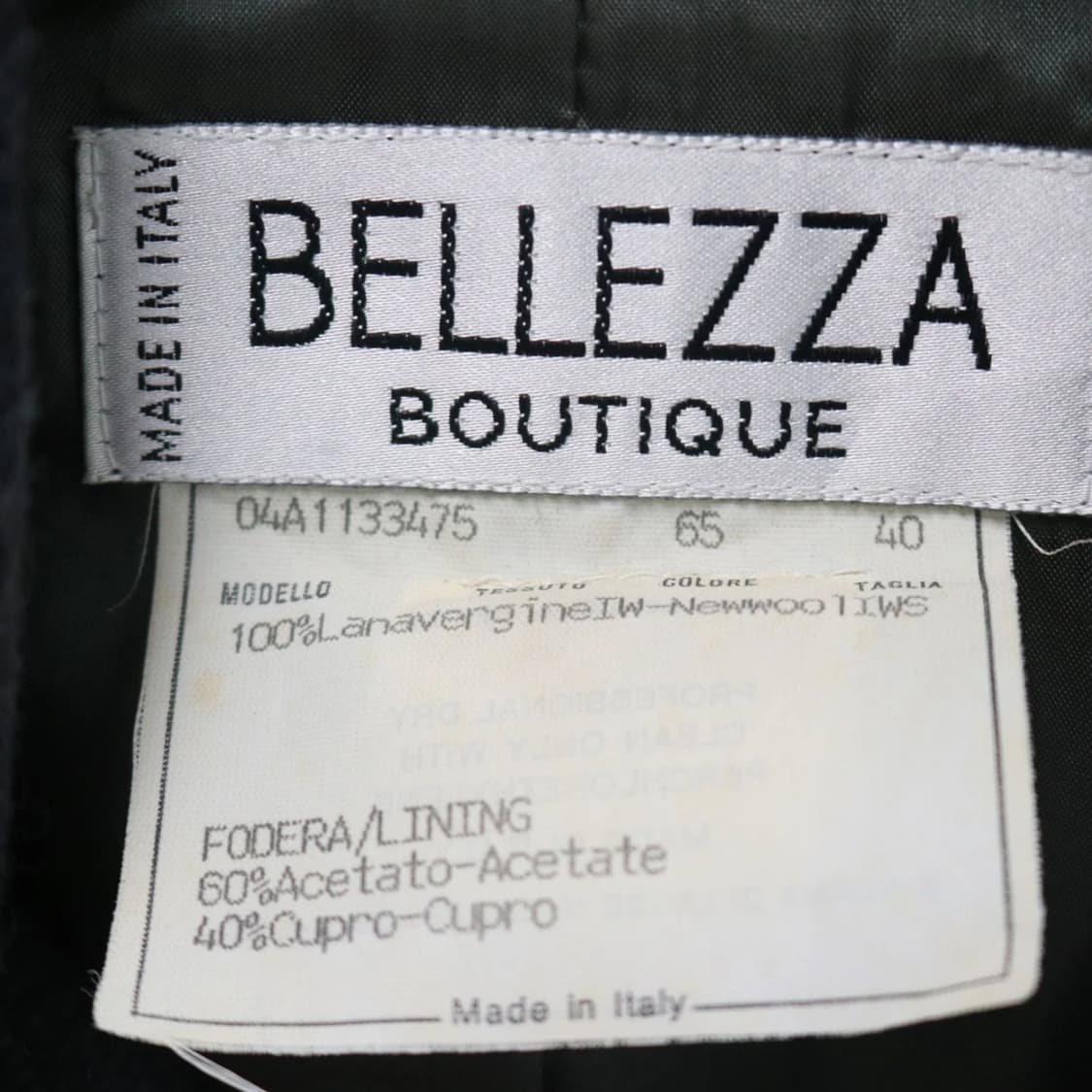 BELLEZZA 투버튼 포인트 울 블레이저 60554 상품이미지7